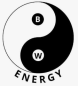 Black White Energy logo